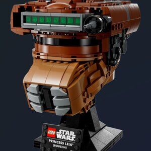 New & Sealed Lego Star Wars Princess Leia (Boushh) Collectible Helmet Set 75351